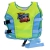Kinder Schwimmweste Floating Jacket von 2 bis 9 Jahren Grün - 1